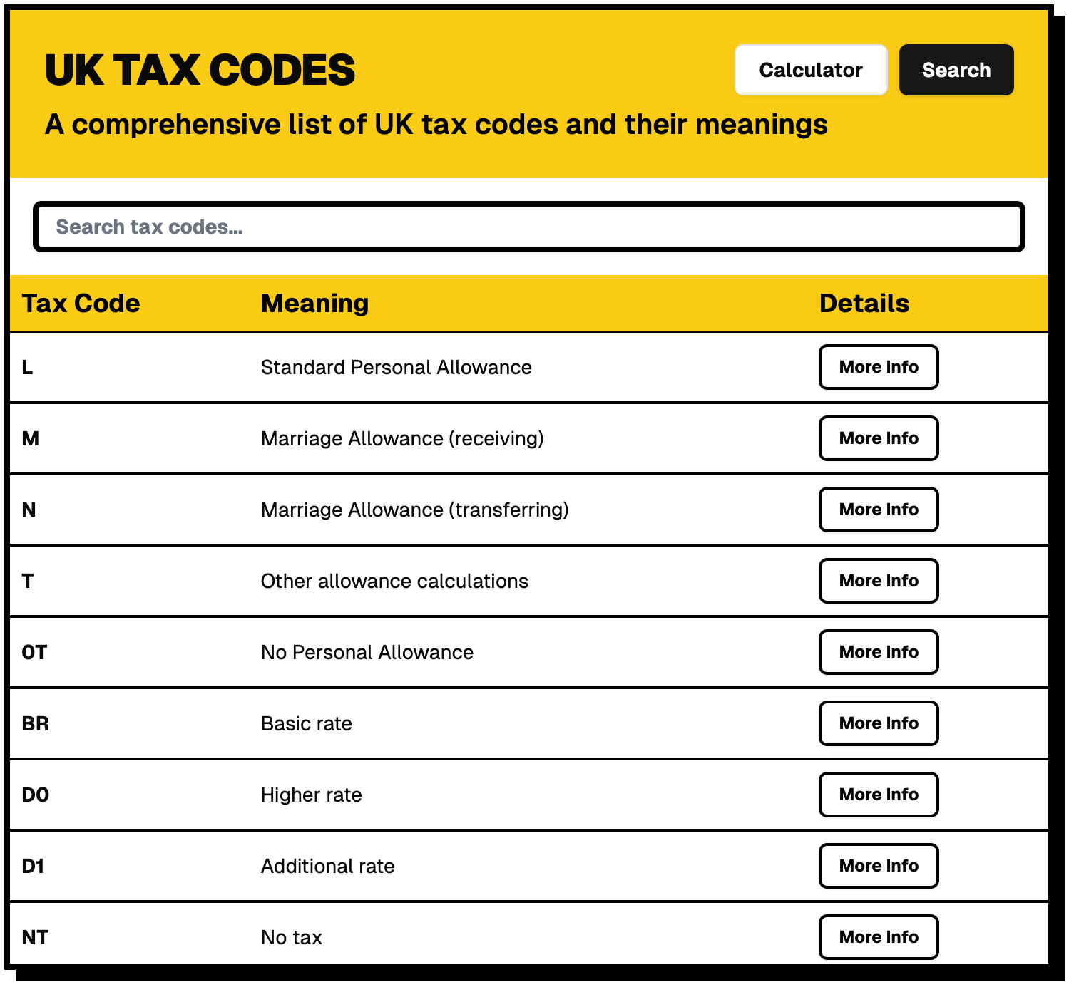 tax number example uk